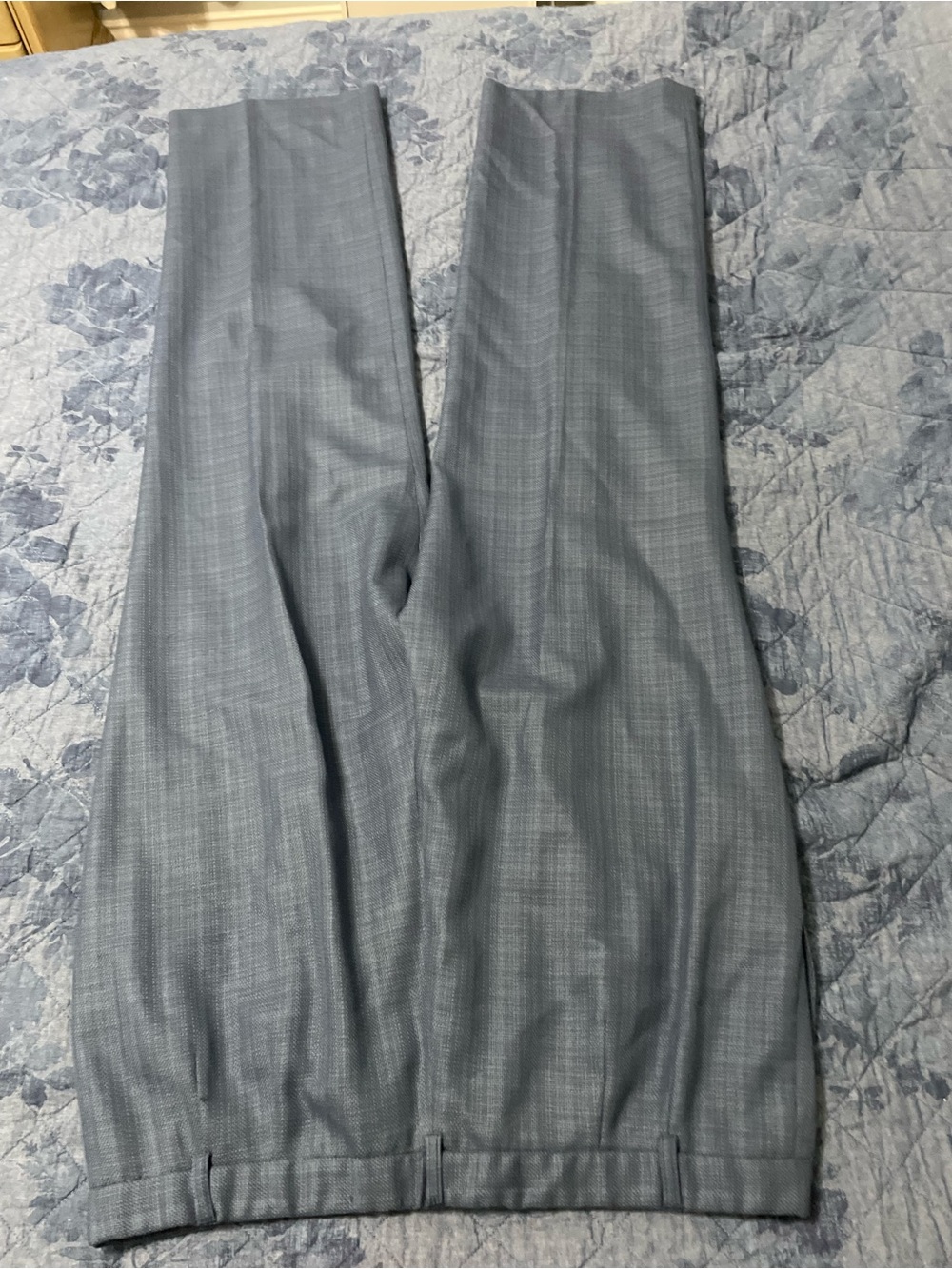 Pendleton Blue Single-Breasted Women's Blazer Jacket With Pants - Picture 4 of 5
